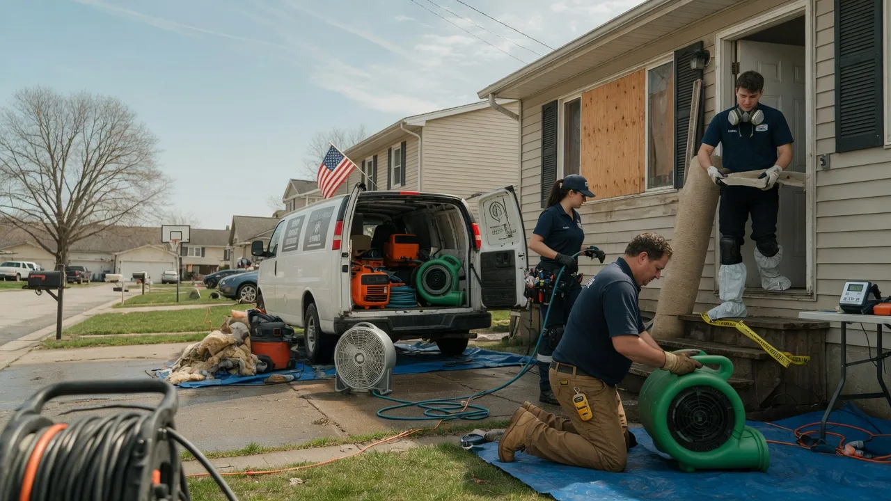 Water Damage Restoration in Moffit, ND near me